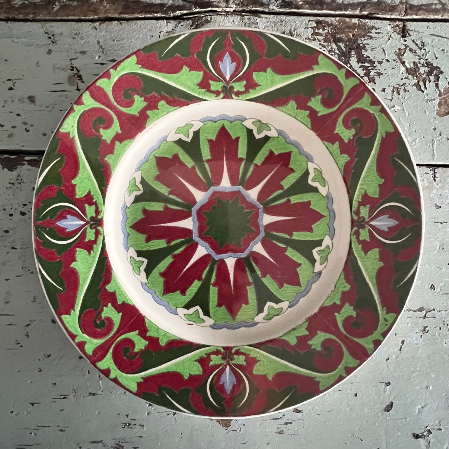 Vintage Porcelain Pattern Cabinet Plate by Royal Doulton c1930s