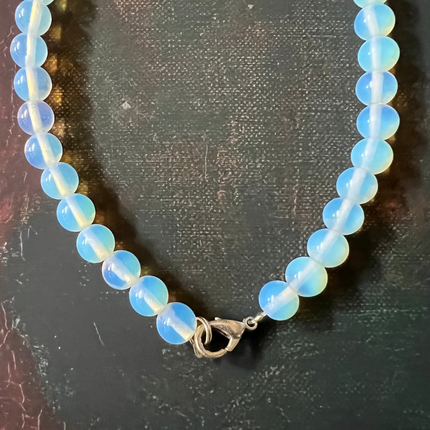 Lovely Opaline Moonstone Beads Necklace