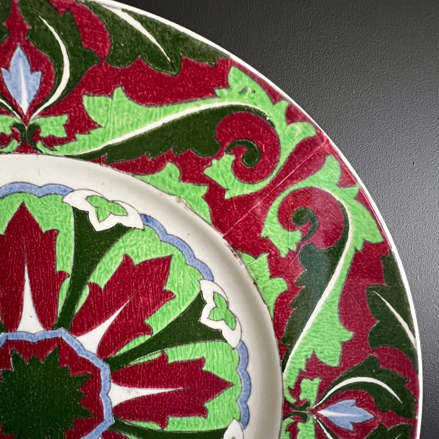 Vintage Porcelain Pattern Cabinet Plate by Royal Doulton c1930s