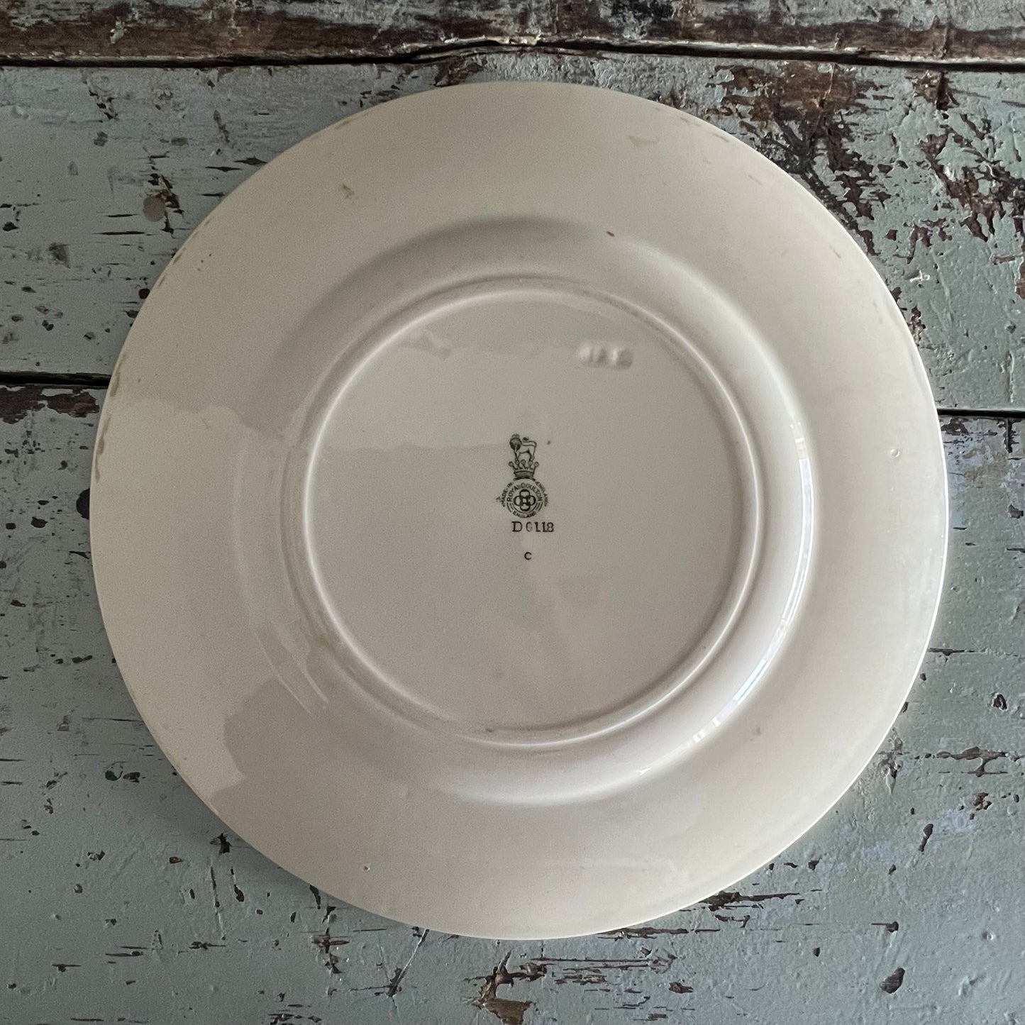 Vintage Porcelain Pattern Cabinet Plate by Royal Doulton c1930s