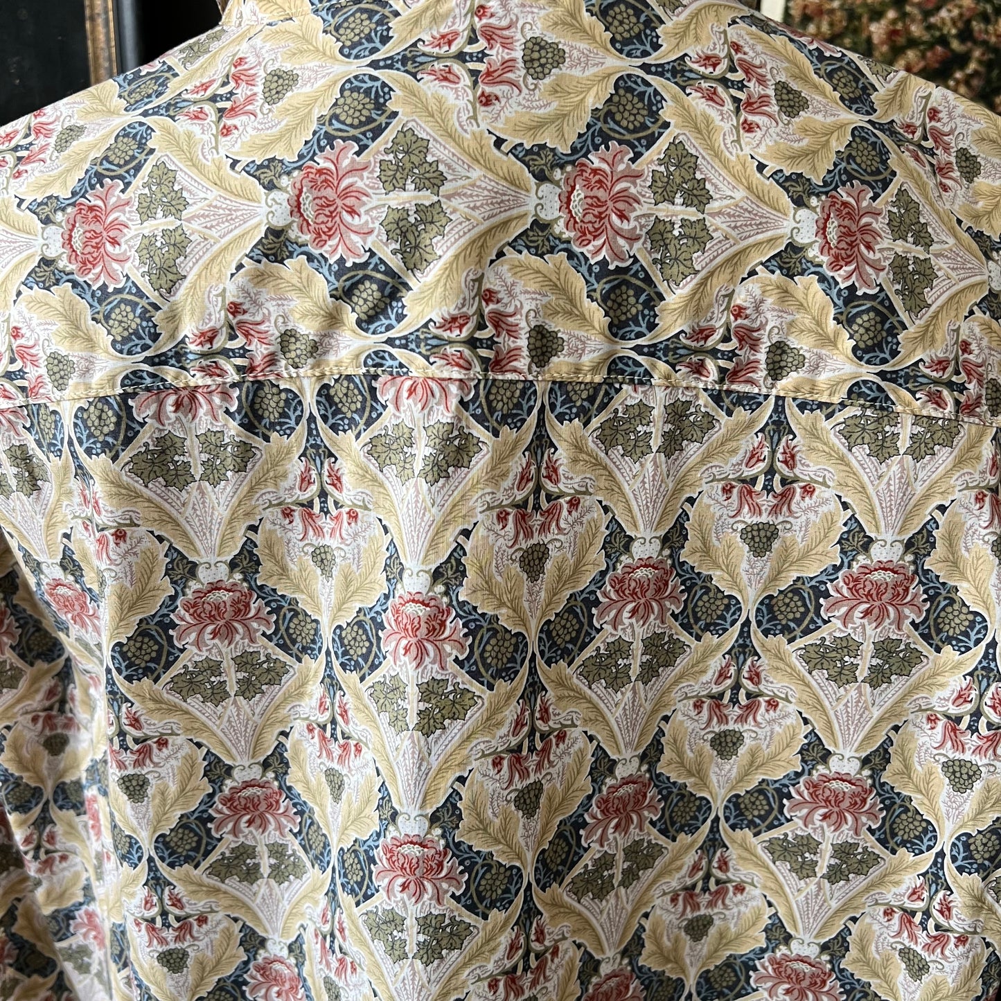 Vintage Fletcher Jones Cotton Shirt Liberty London Fabric sz 12