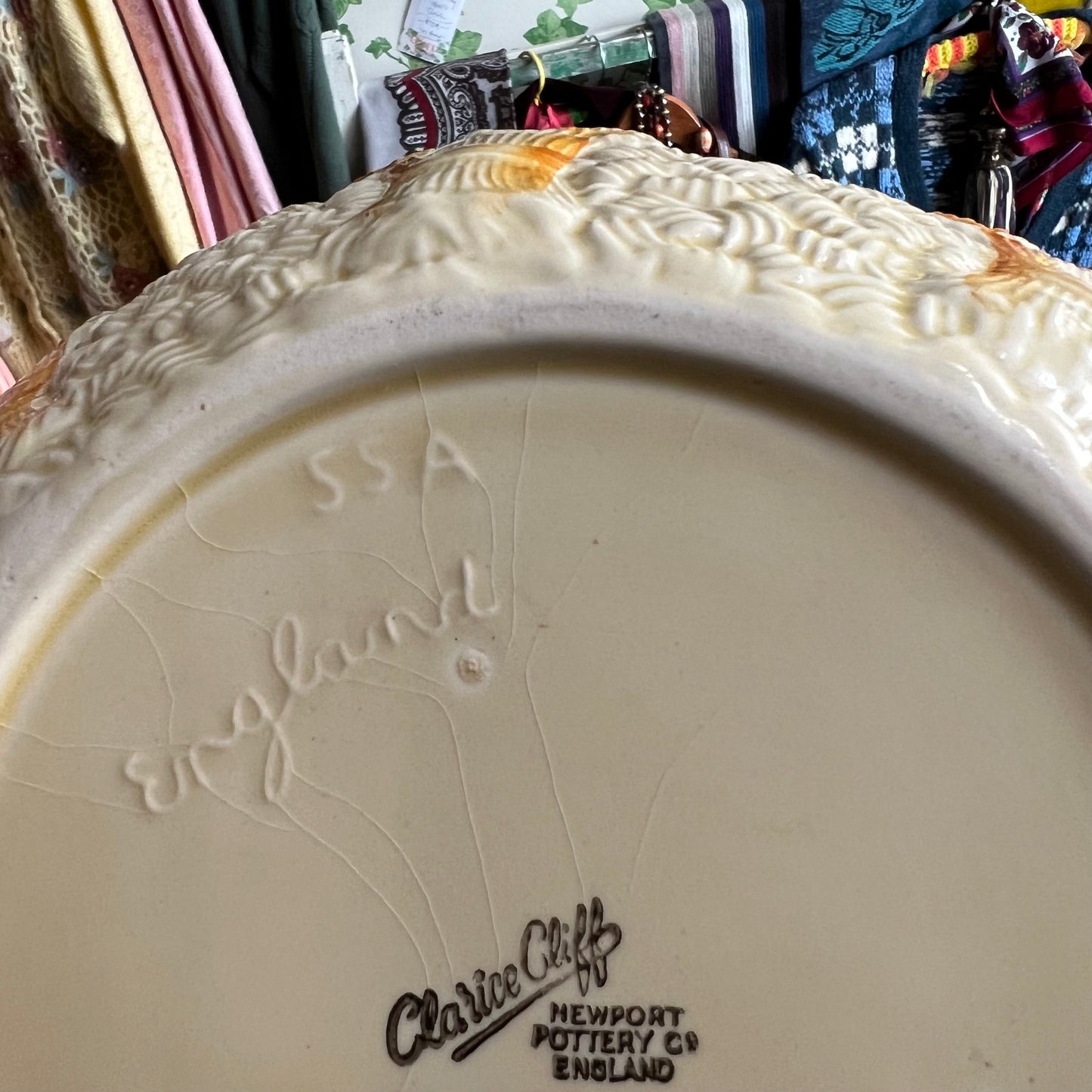 1930s Clarice Cliff Harvest Bowl Newport Pottery