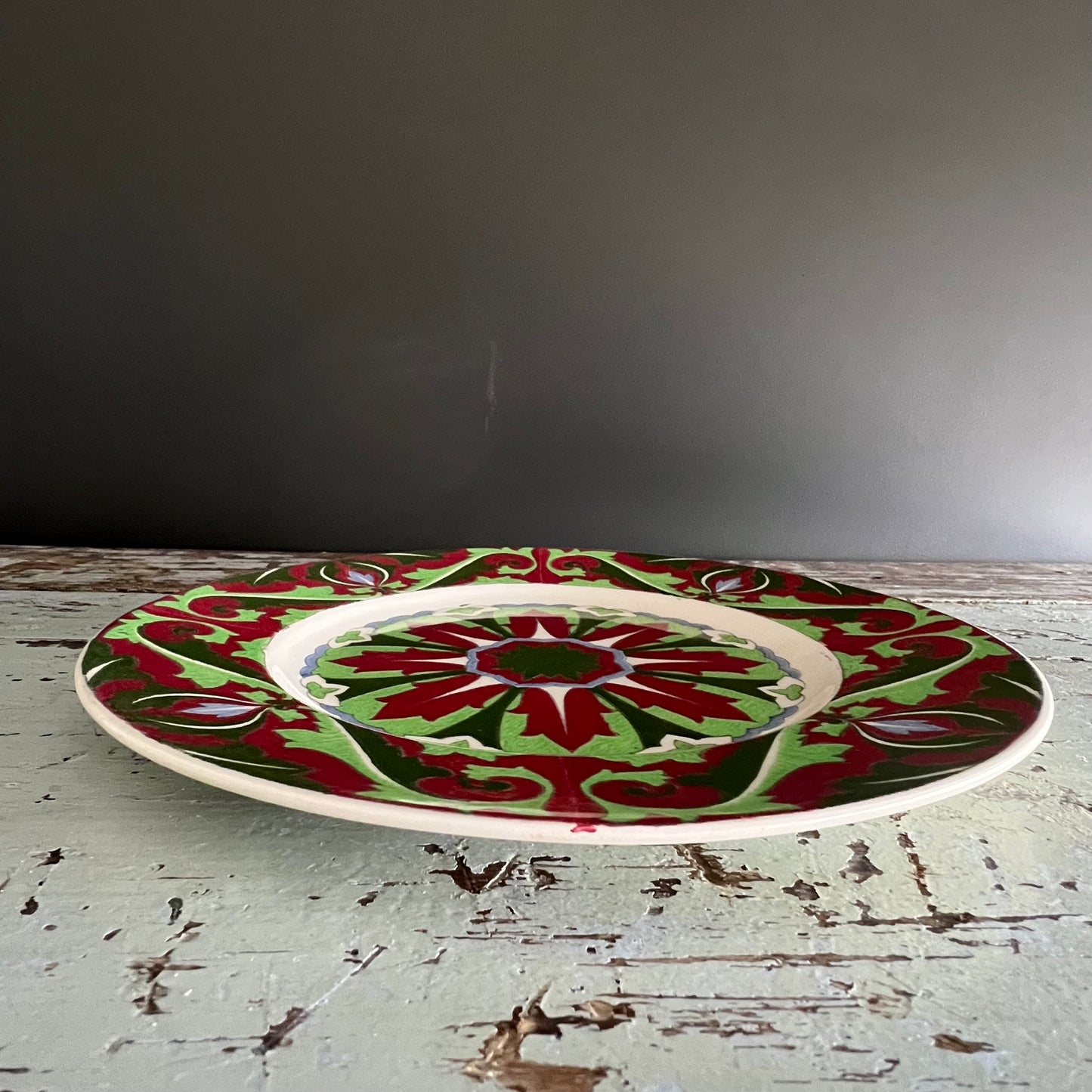 Vintage Porcelain Pattern Cabinet Plate by Royal Doulton c1930s