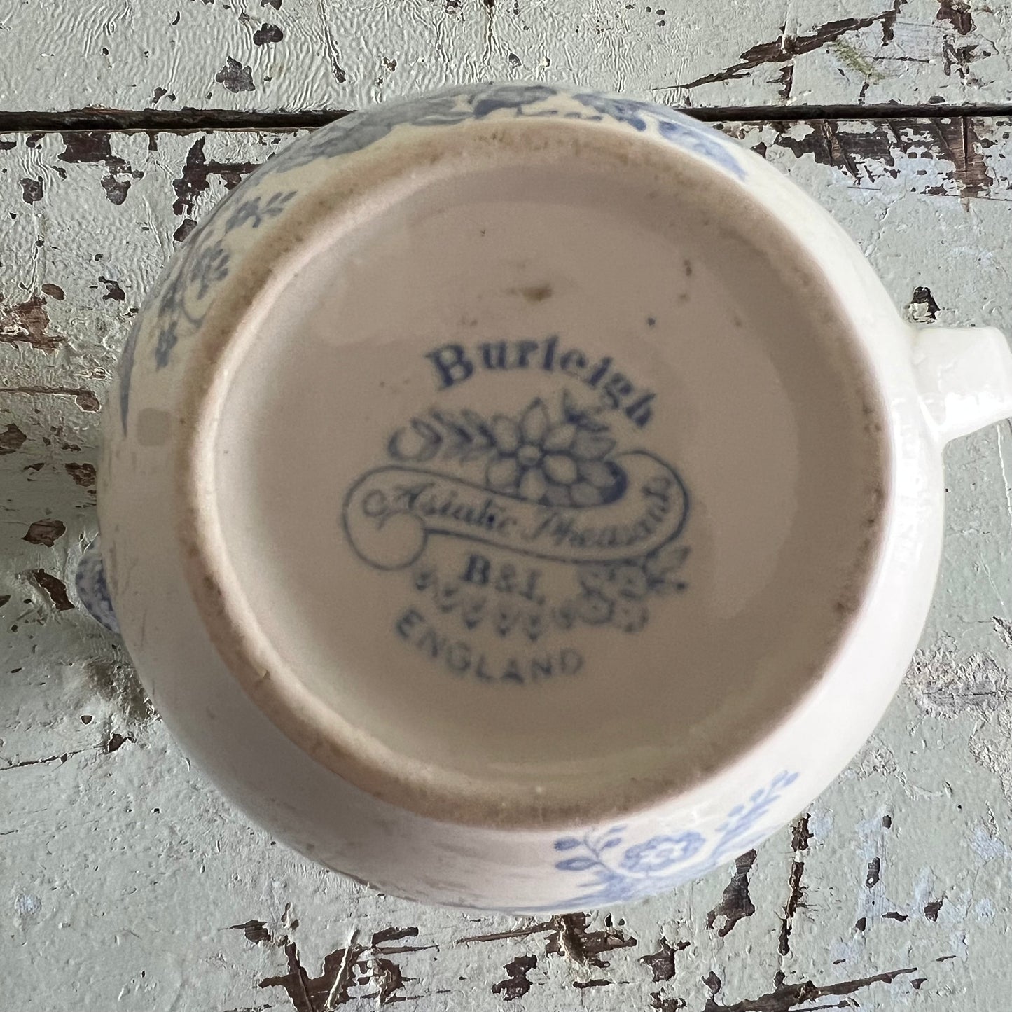 Vintage Asiatic Pheasant Creamer Jug Burleigh B&L England