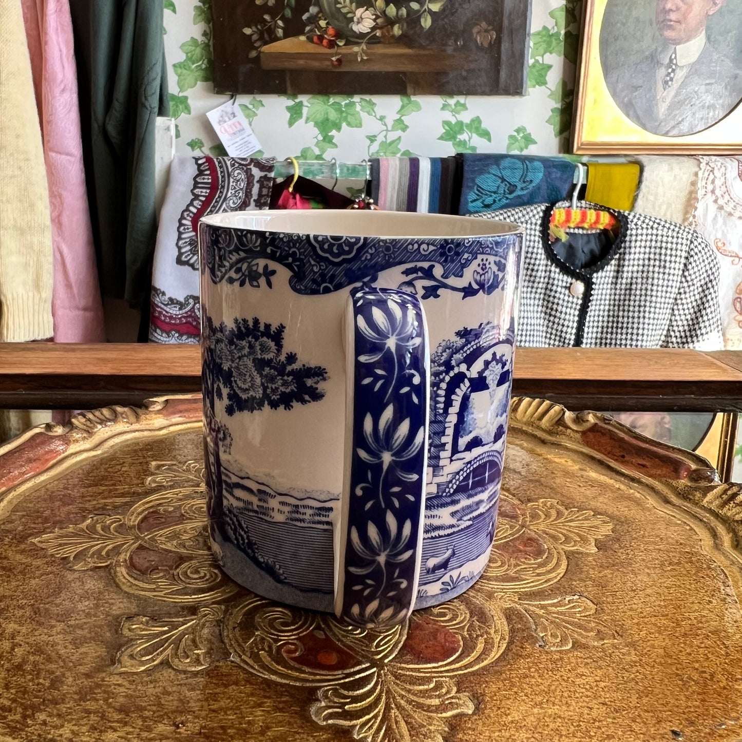 Blue & White Spode Design Italian Mug