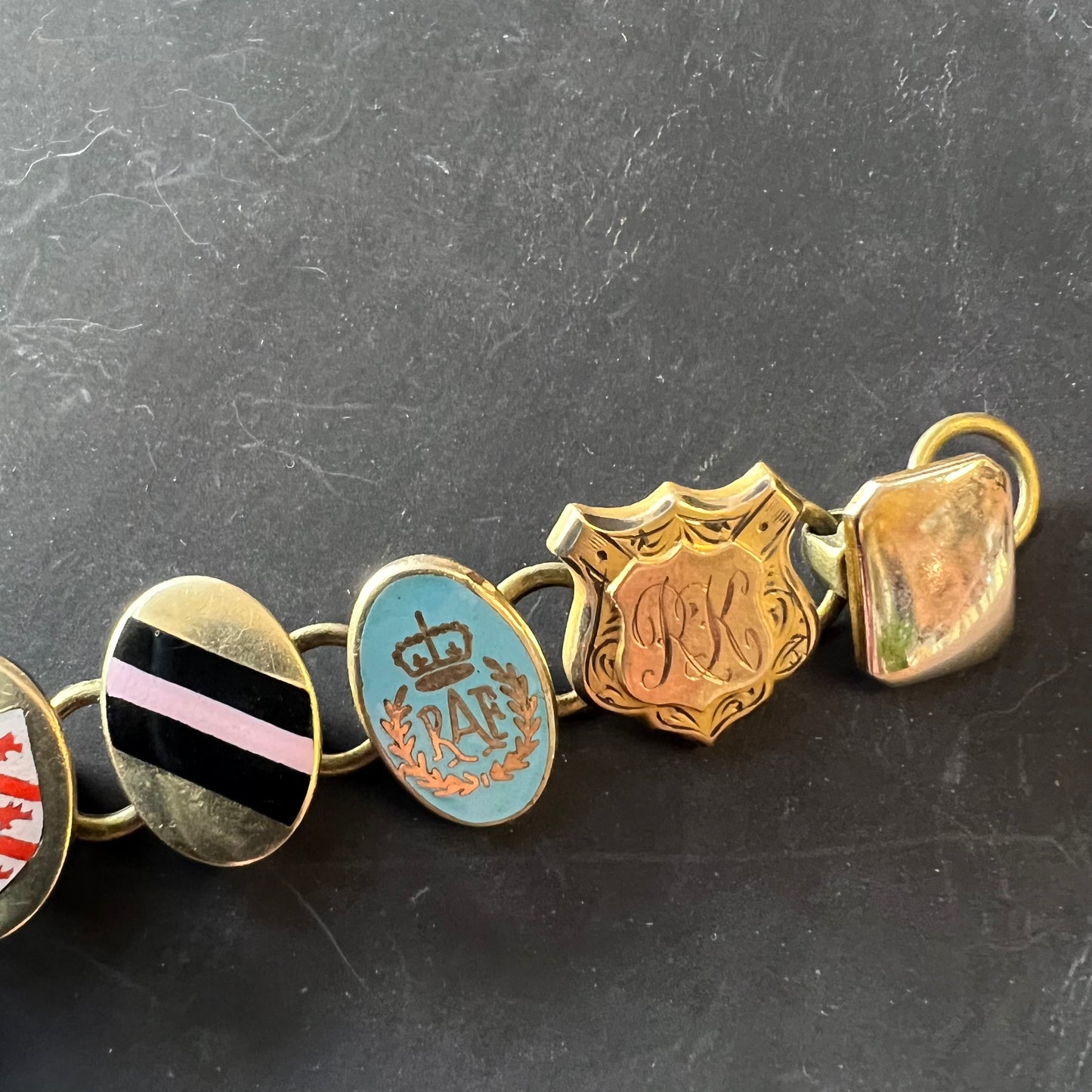 Vintage Button & Cufflink Bracelet