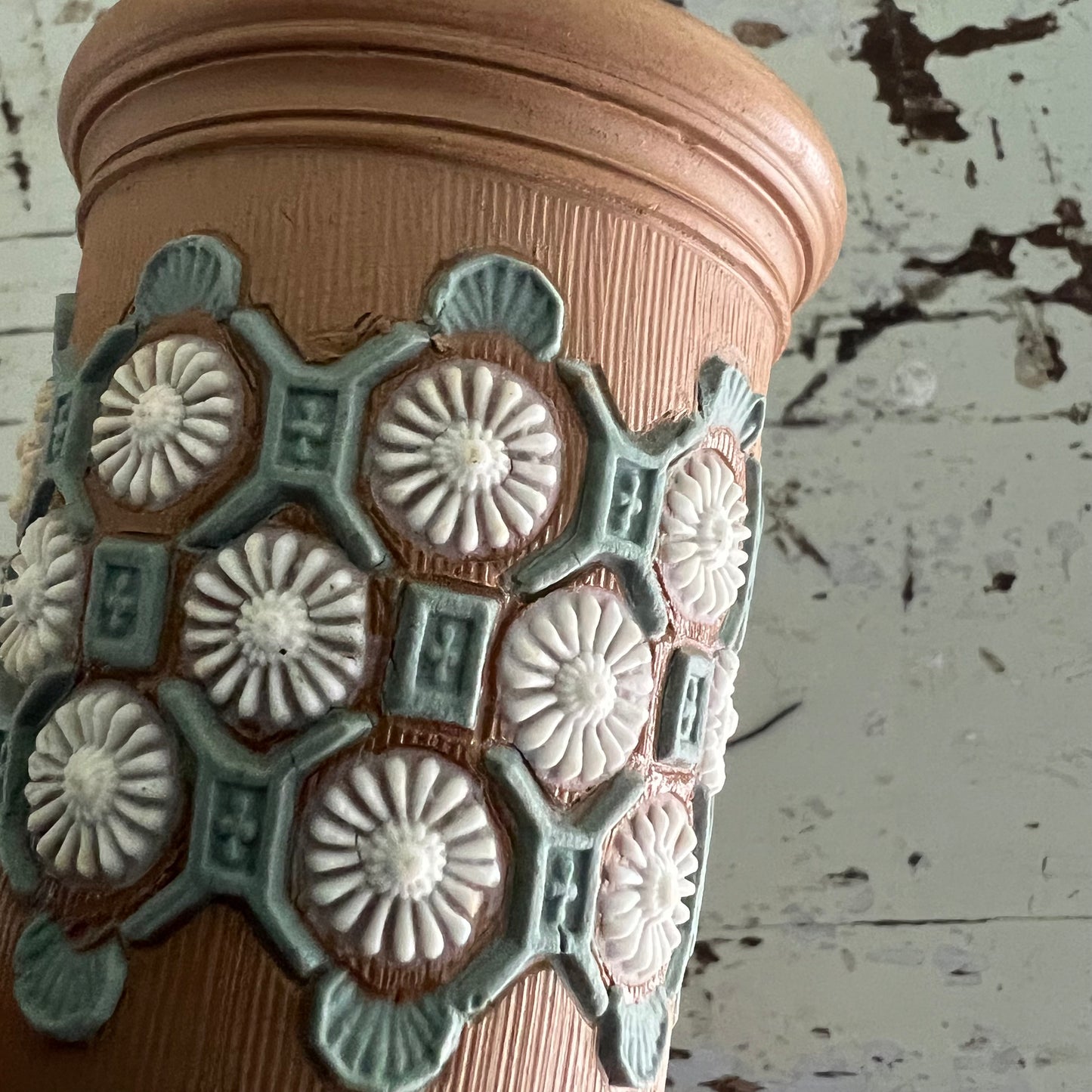 Small Antique Doulton Lambeth Siliconware Stoneware Vase