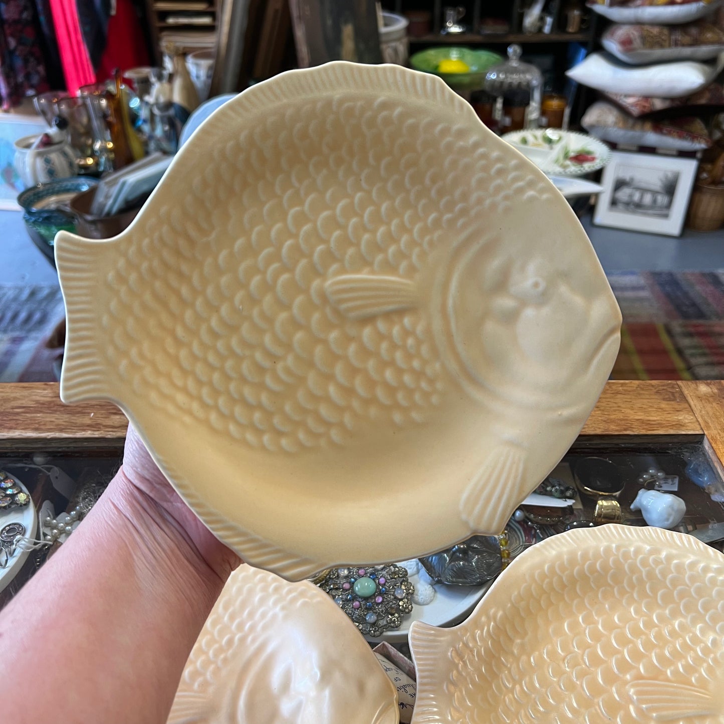 Vintage Fish Plate Shorter & Sons Ltd England c1940s