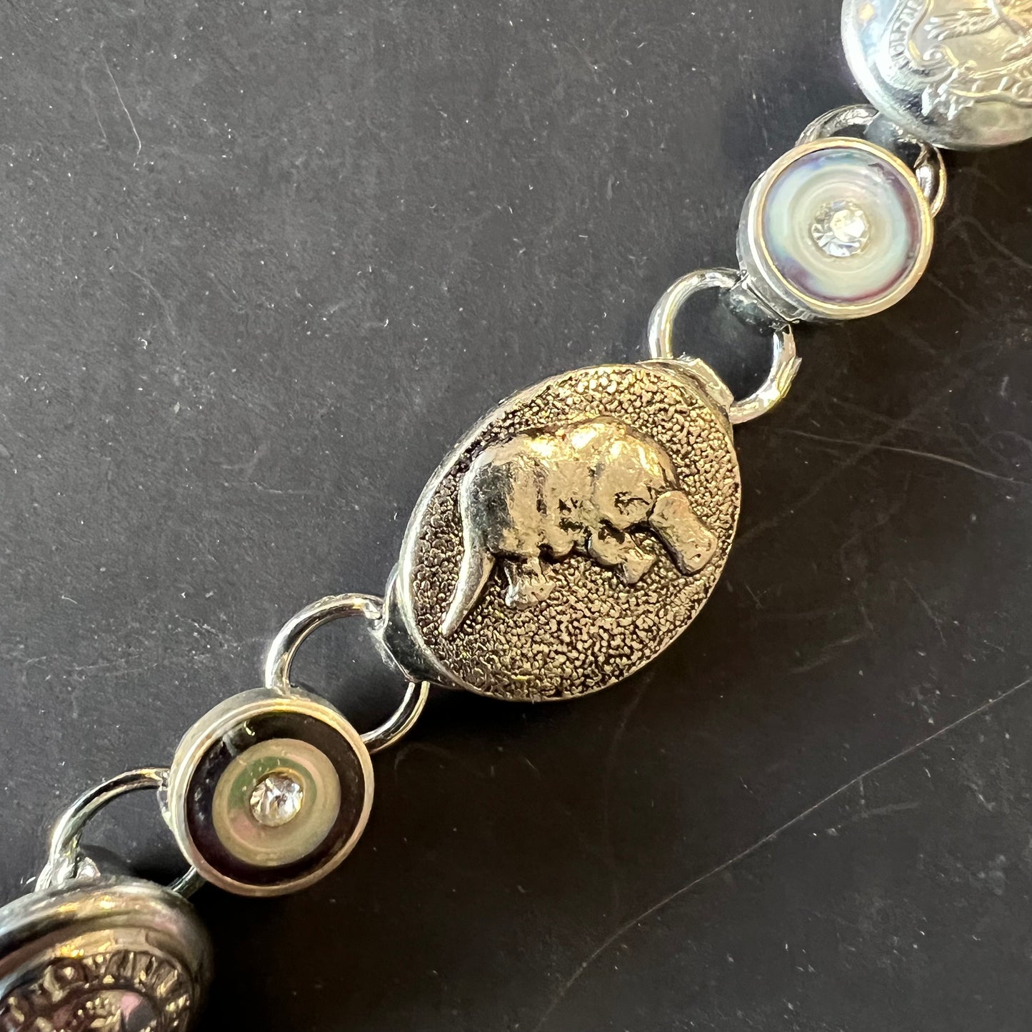 Vintage Button & Cufflink Bracelet