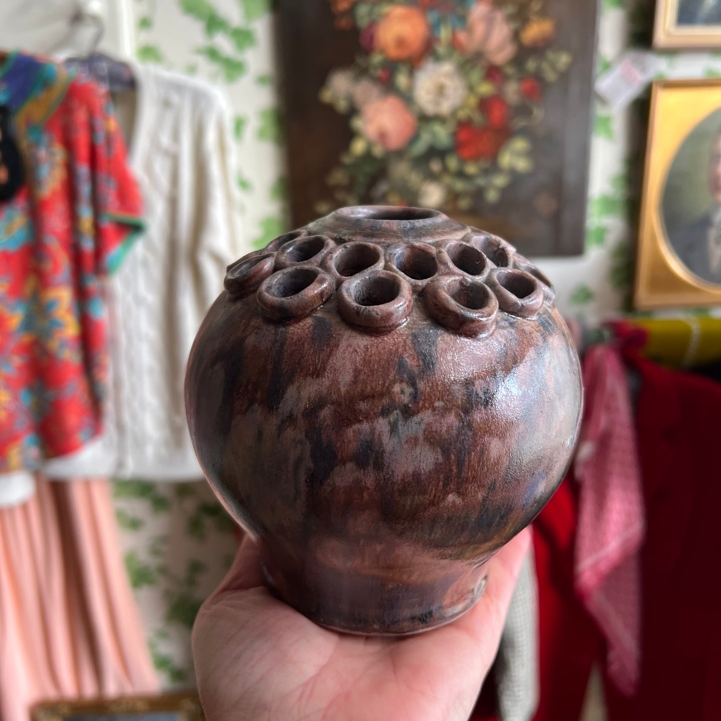 Unique Studio Pottery Vase Tasmania