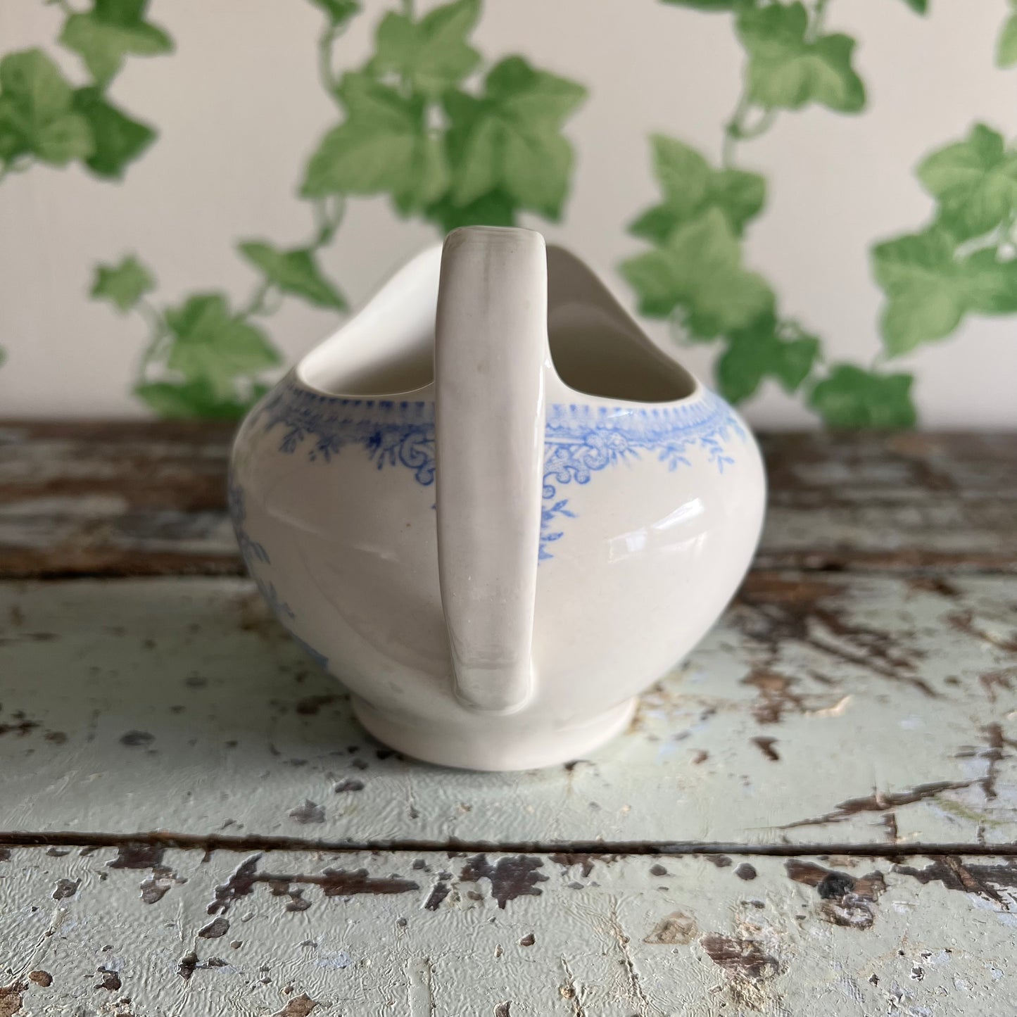 Vintage Asiatic Pheasant Creamer Jug Burleigh B&L England