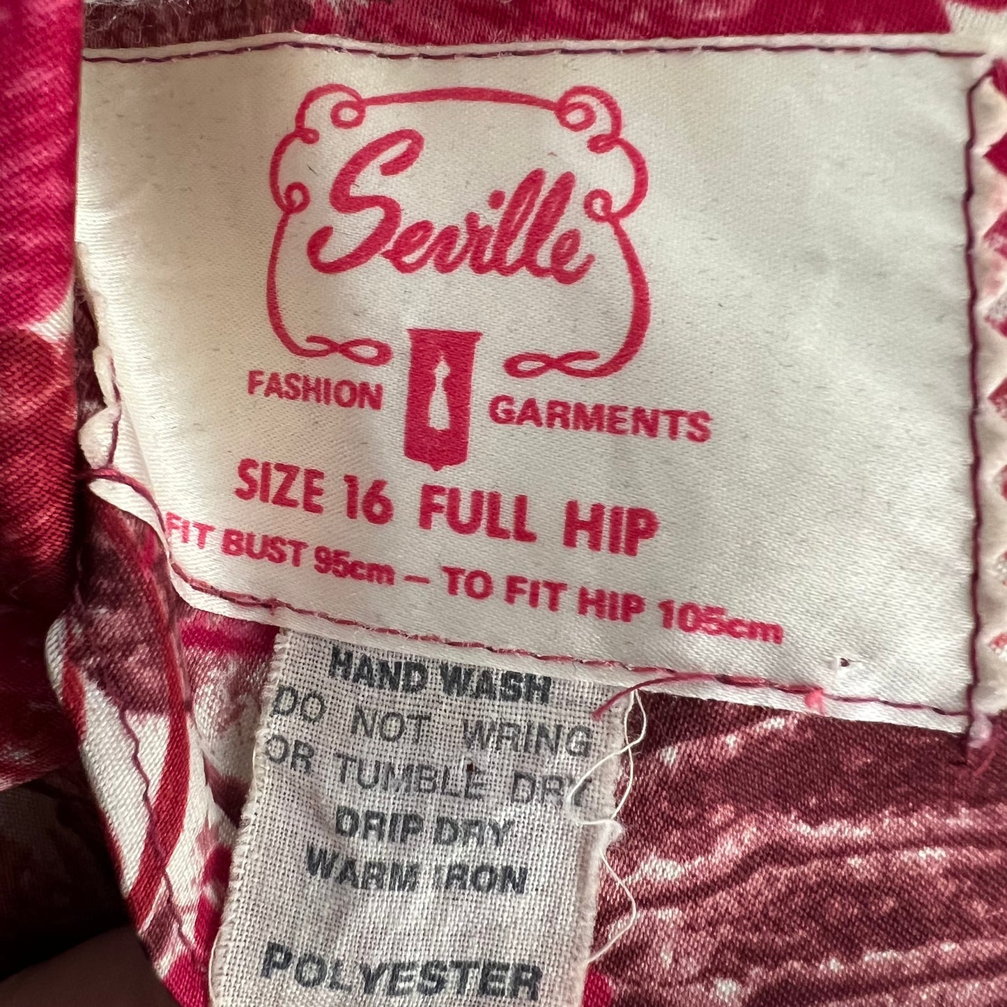 Gorgeous Vintage Seville Fashion Garments Dress Berries & Leaves