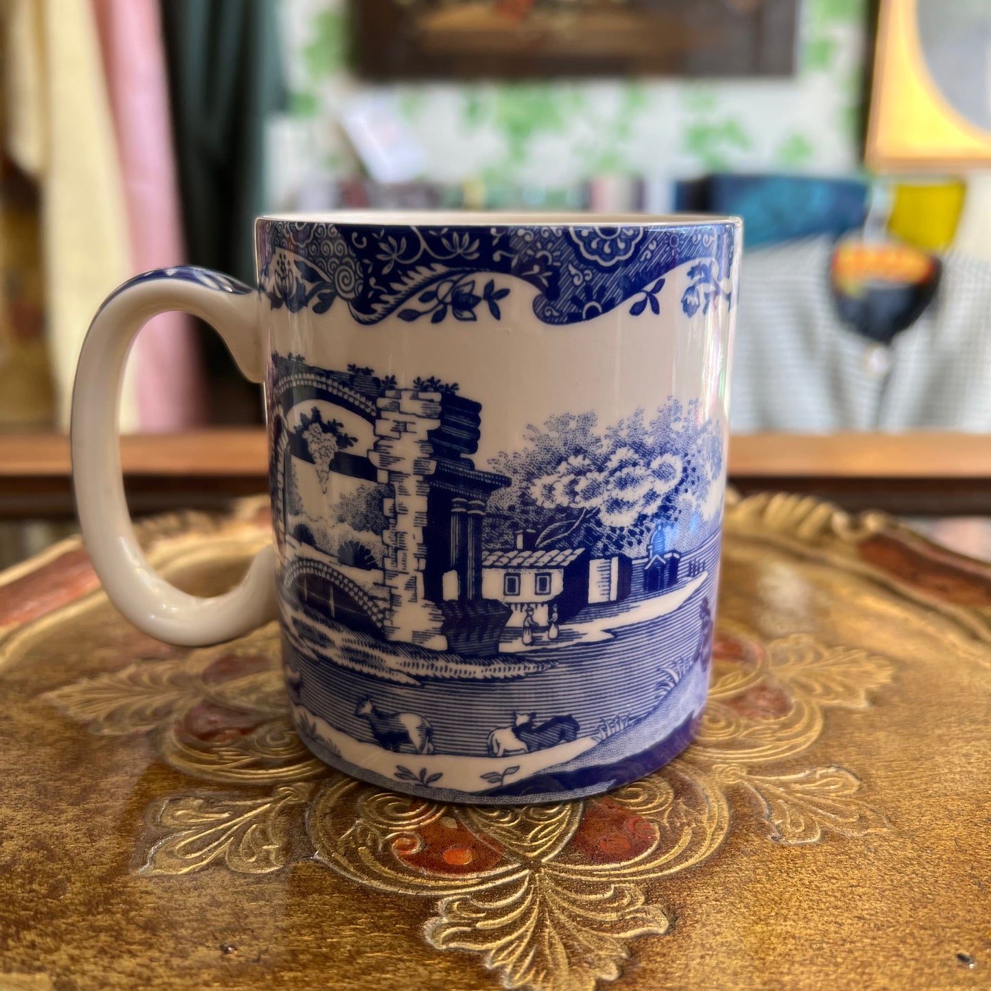 Blue & White Spode Design Italian Mug