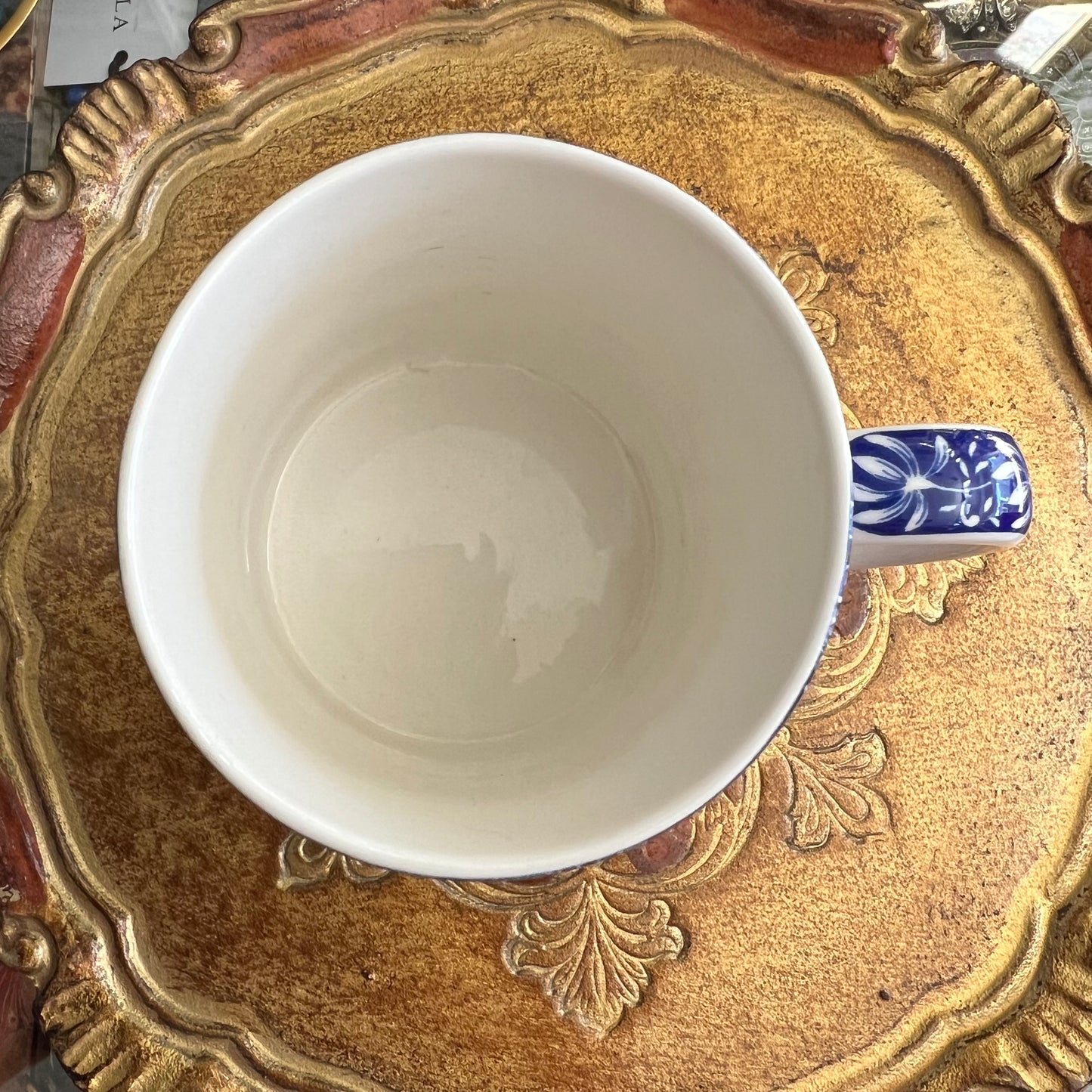 Blue & White Spode Design Italian Mug