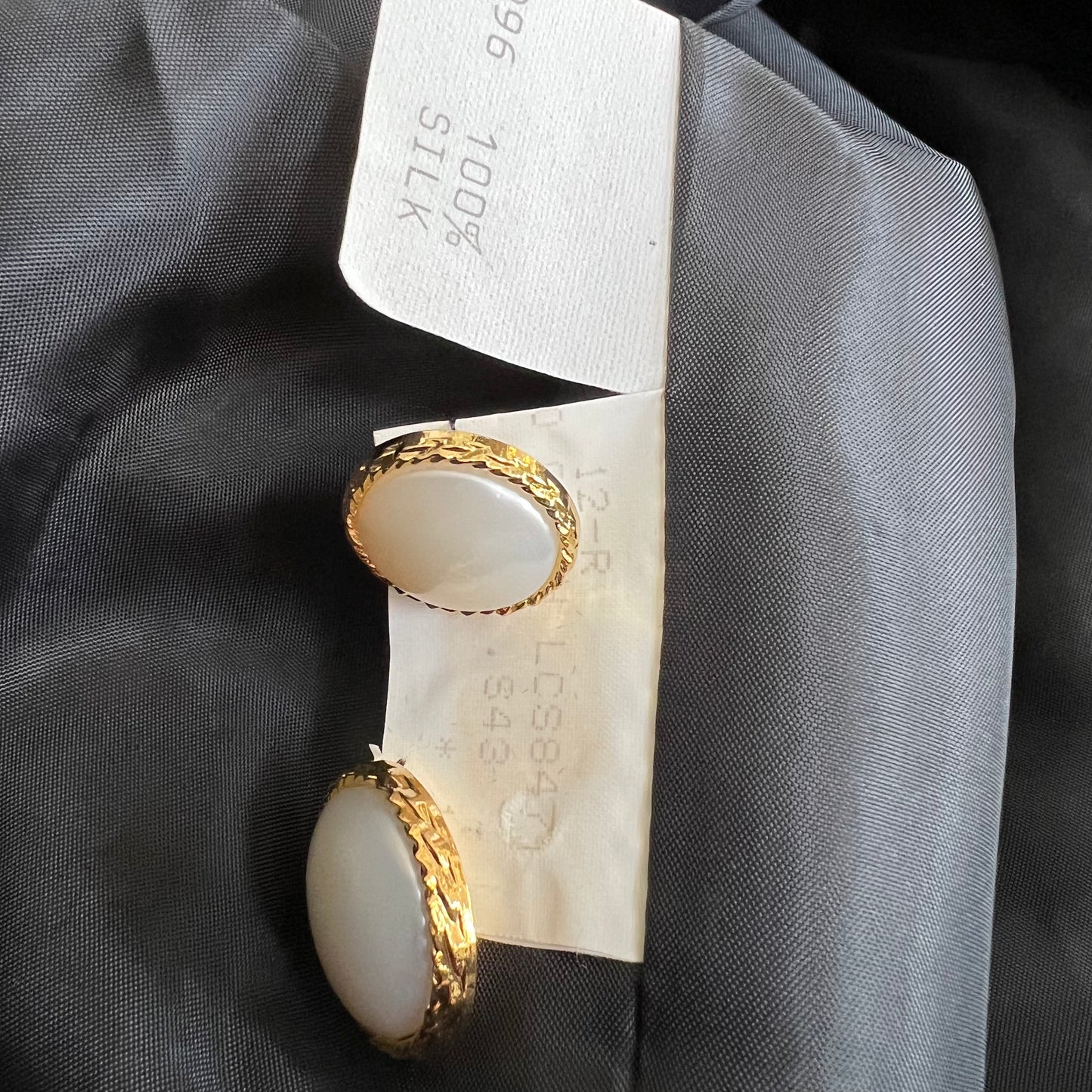 Vintage Silk Houndstooth Fletcher Jones Jacket sz 12