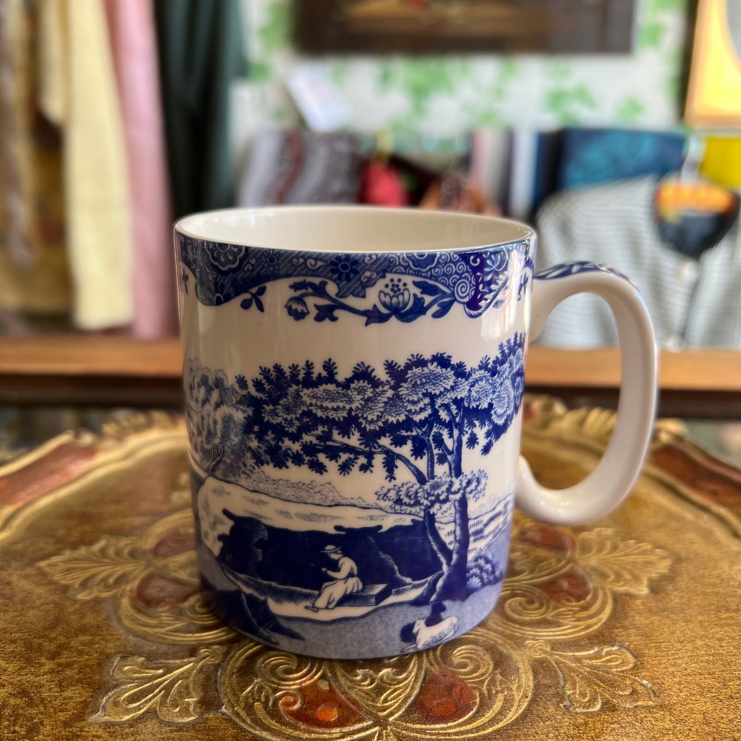 Blue & White Spode Design Italian Mug