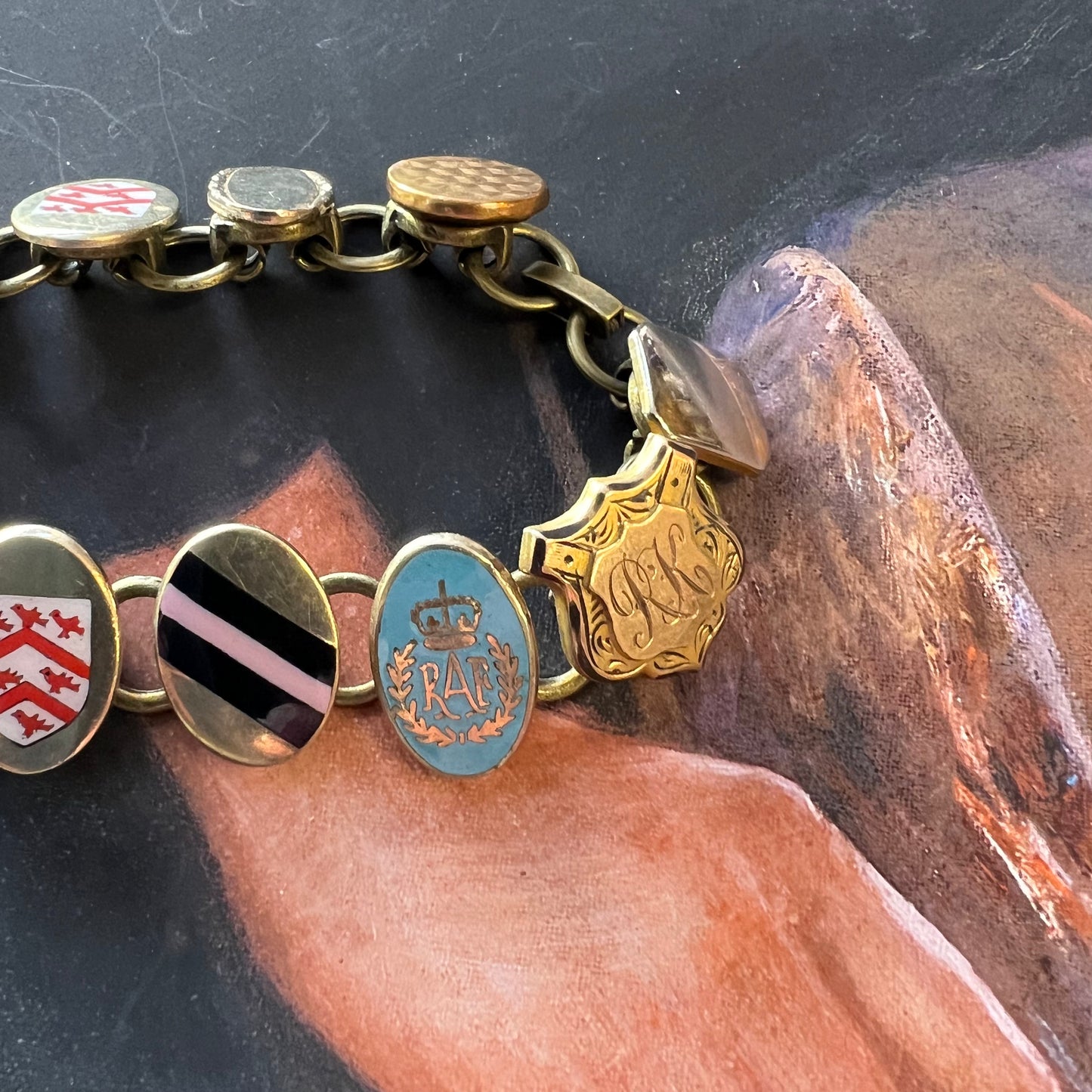 Vintage Button & Cufflink Bracelet