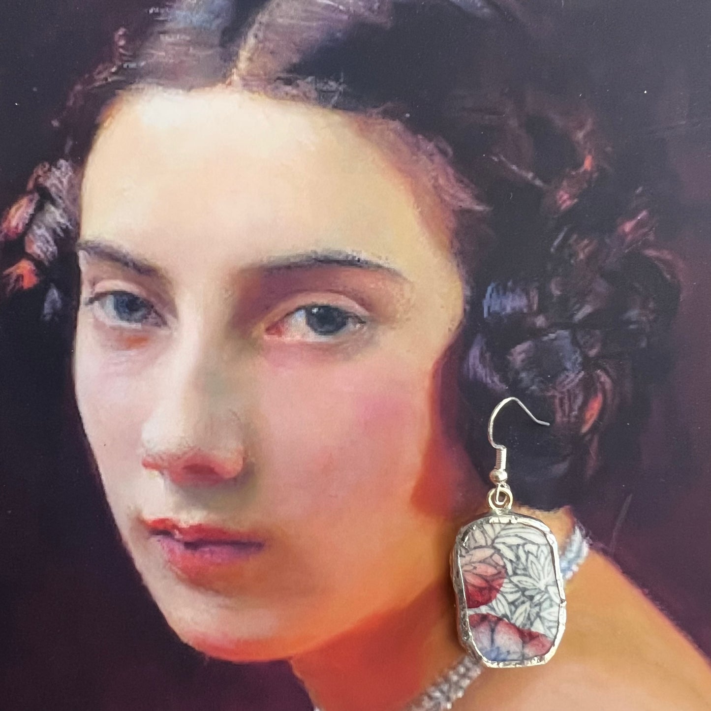 Vintage China Earrings Royal Winton