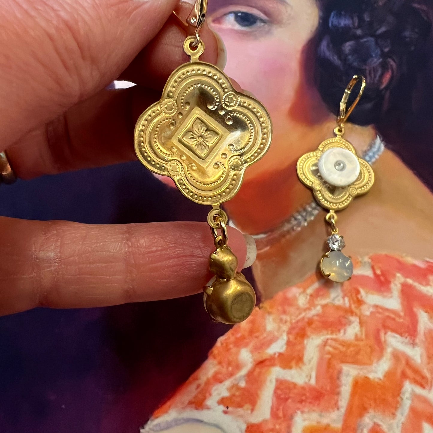 Gorgeous Ghost & Lola Grand Dame Earrings