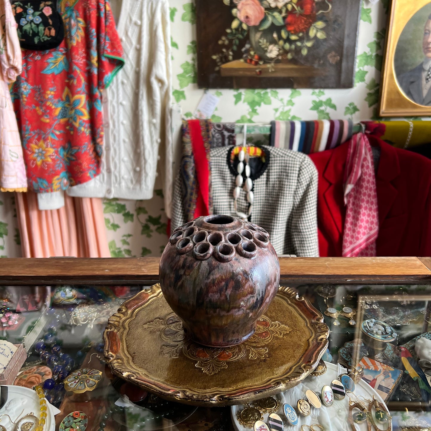 Unique Studio Pottery Vase Tasmania