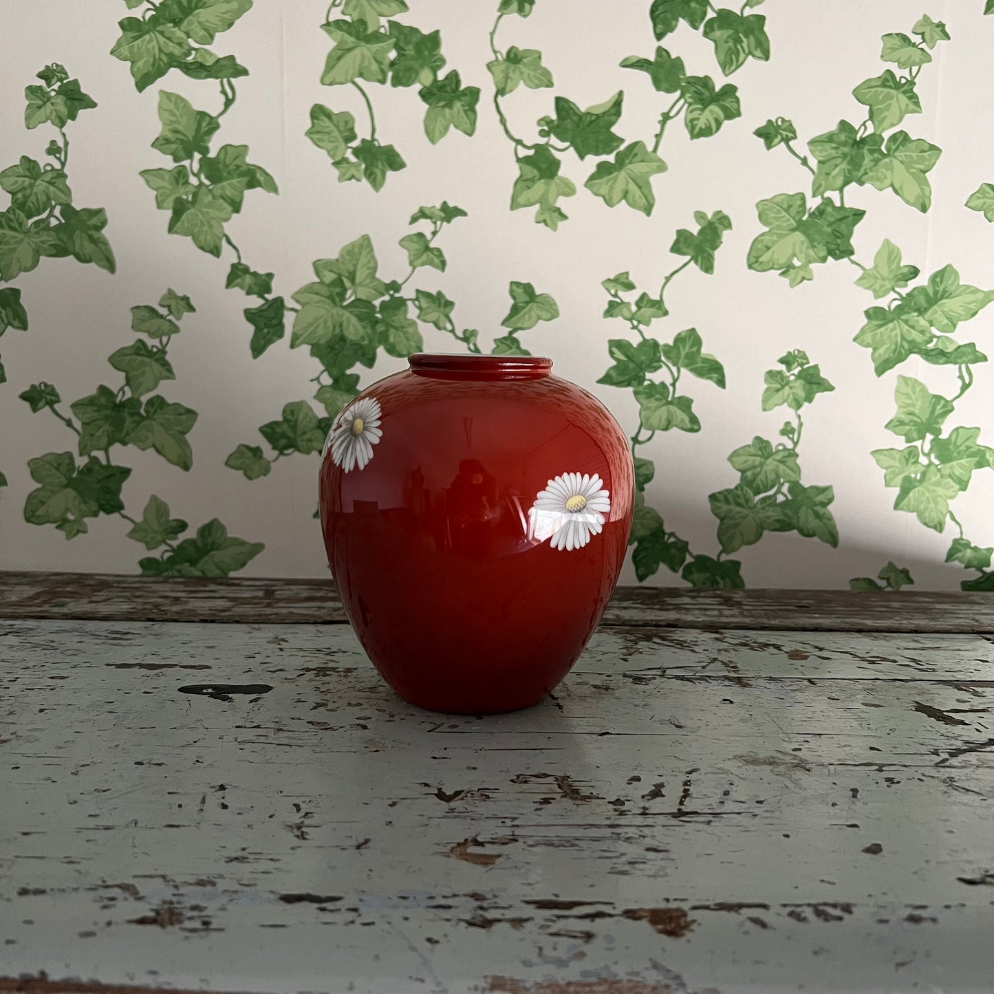 Vintage Porcelain Daisy Vase Noritake Nippon Toki Kaisha Japan