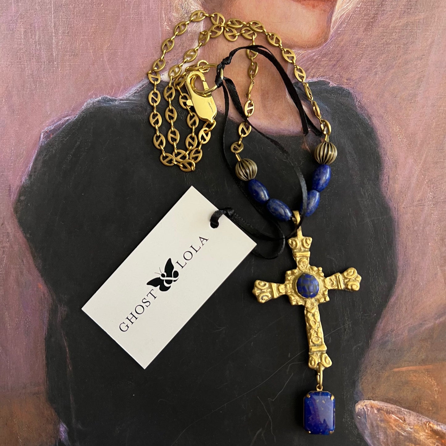 Reserved Item~ Karen💙 Blue Bijoux Necklace