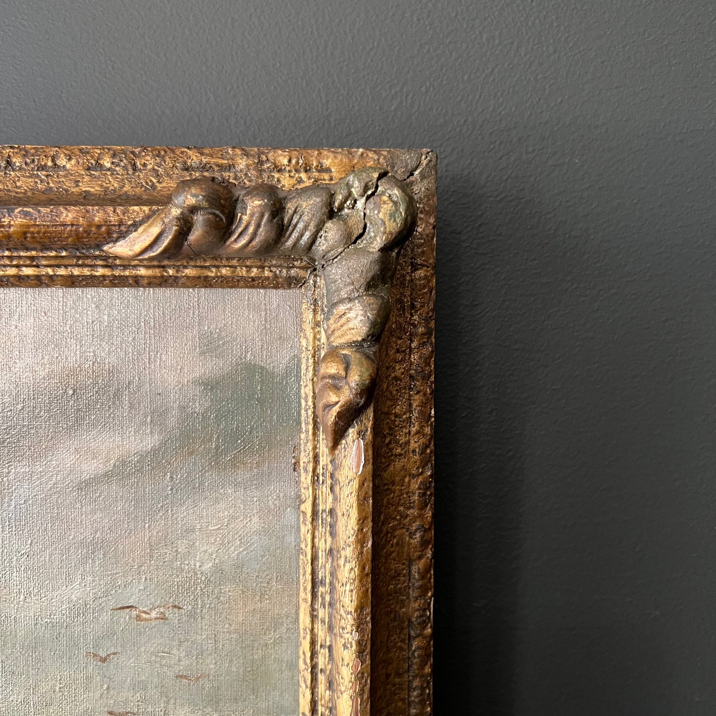 Antique Oil Painting Portrait of a Sea Captain