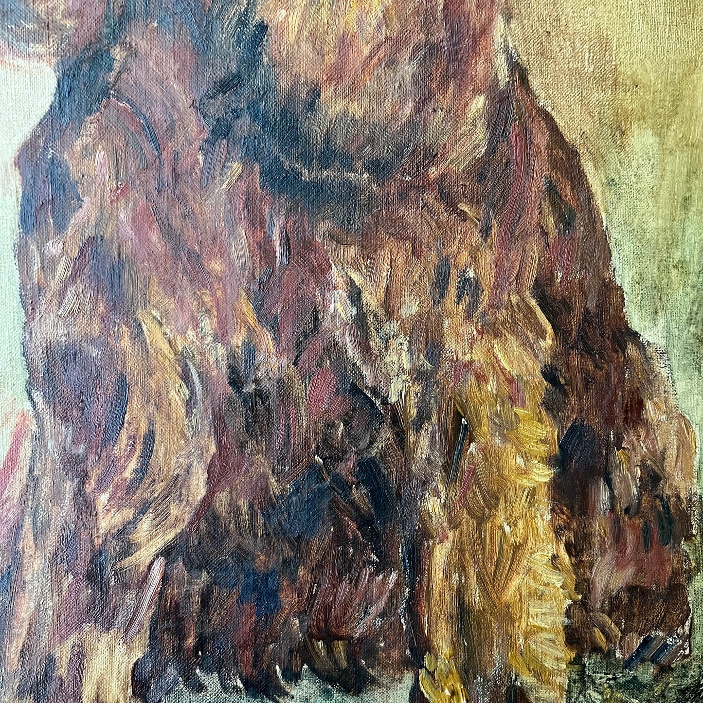Vintage Oil Painting Pawtrait of a Lovely Cocker Spaniel