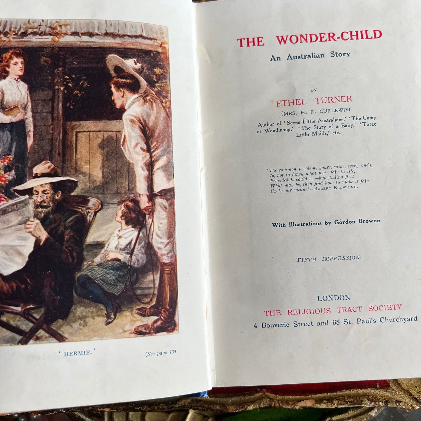 Antique The Wonder-Child by Ethel Turner