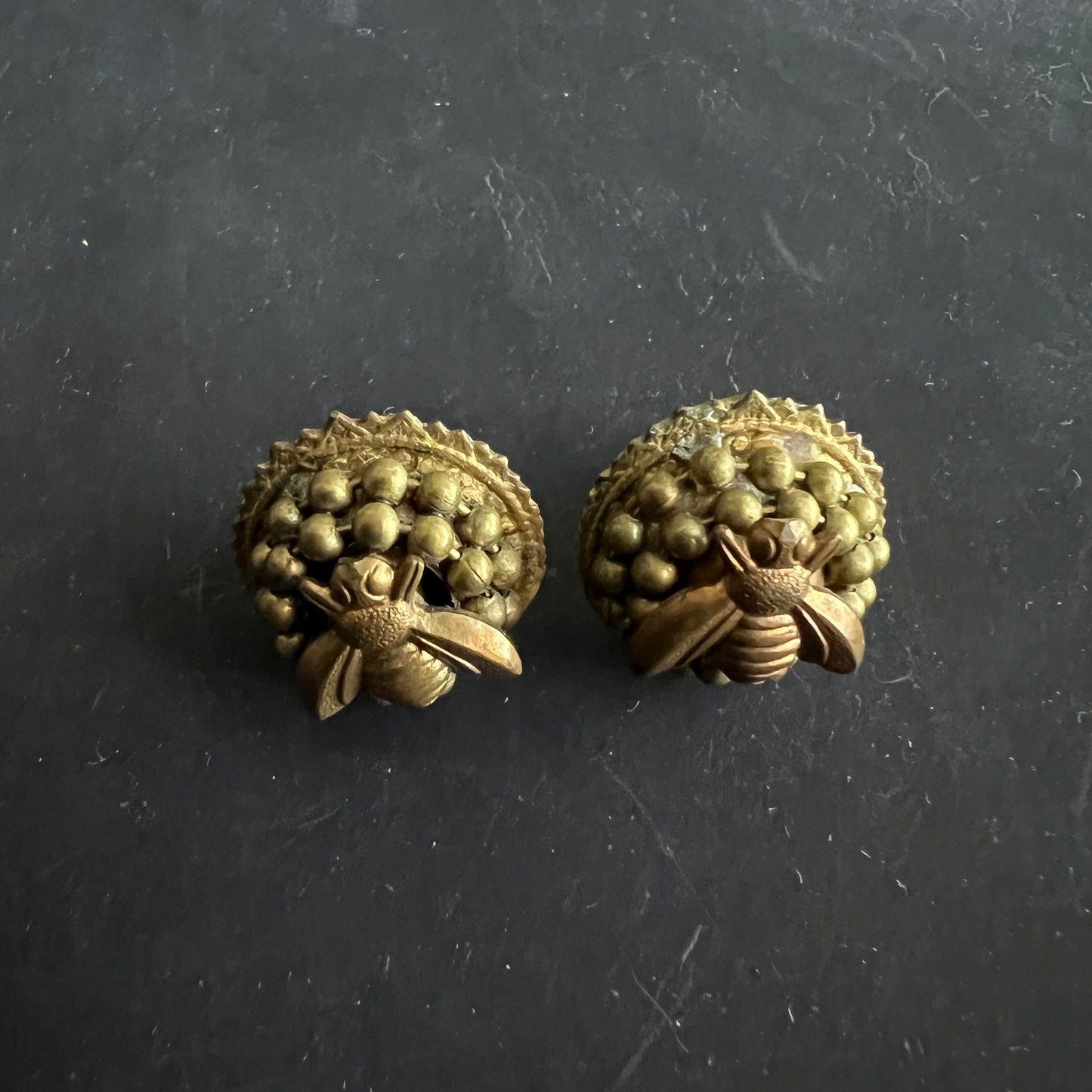 Vintage Beeautiful Bee Stud Earrings Victoria Spring Designs