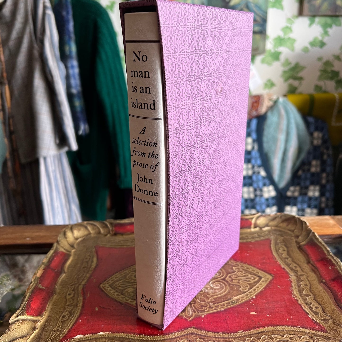 Vintage The Folio Society No Man is an Island by John Donne