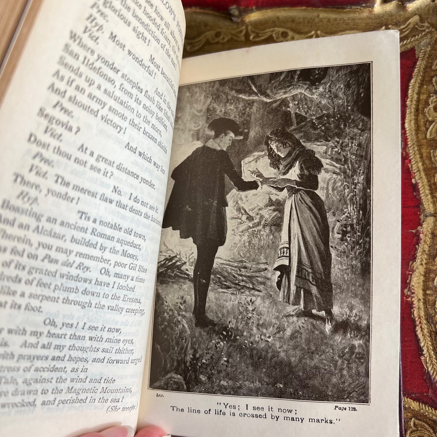 Antique The Poetical Works of Longfellow