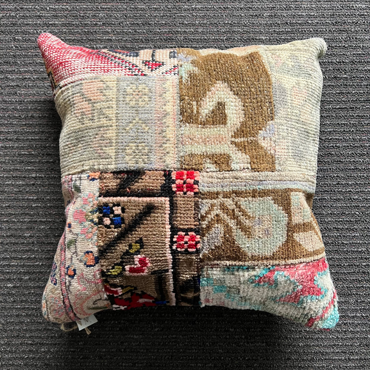 Handmade Patchwork Vintage Kilim Cushion #4