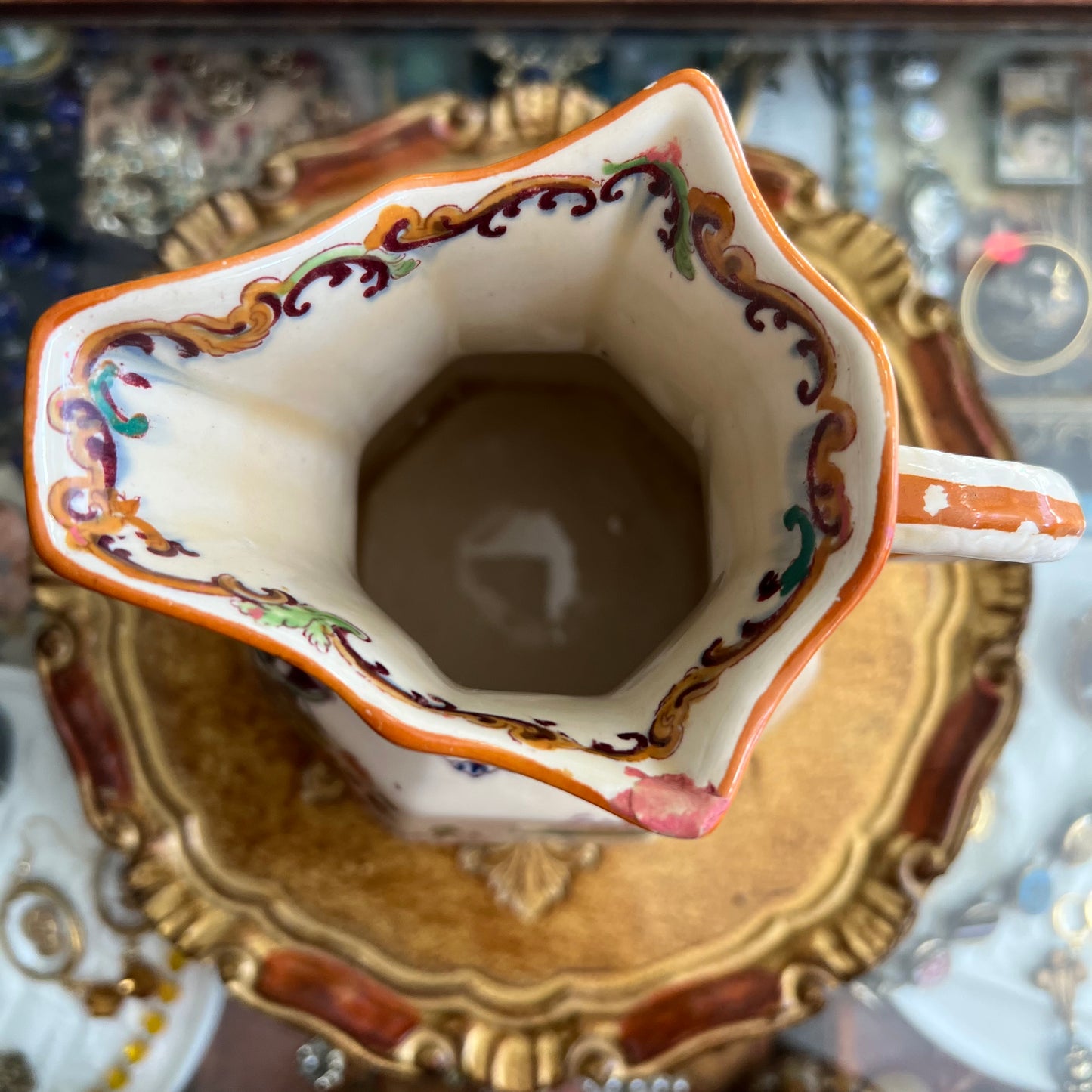 Rare Antique Mason’s Patent Ironstone China Chinoiserie Pattern Jug