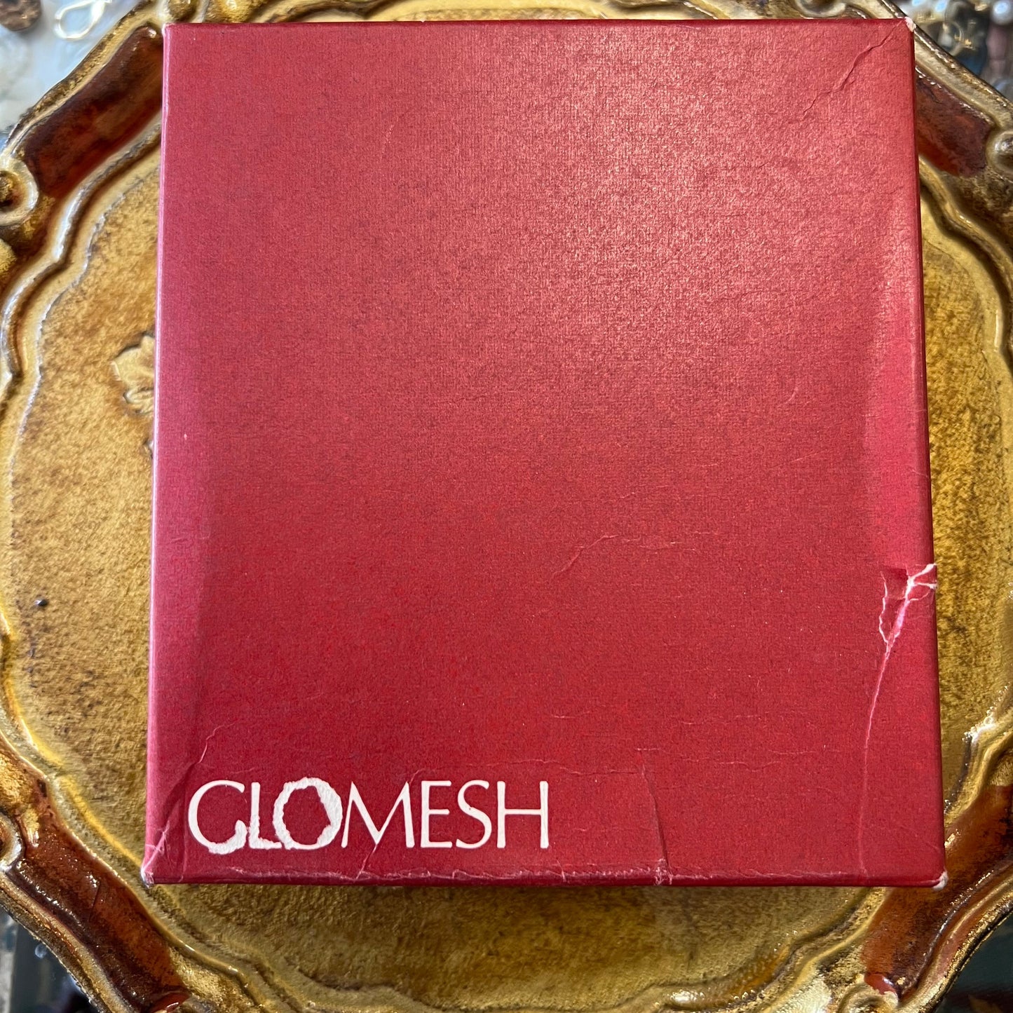 Vintage Silver Glomesh Purse in Original Box