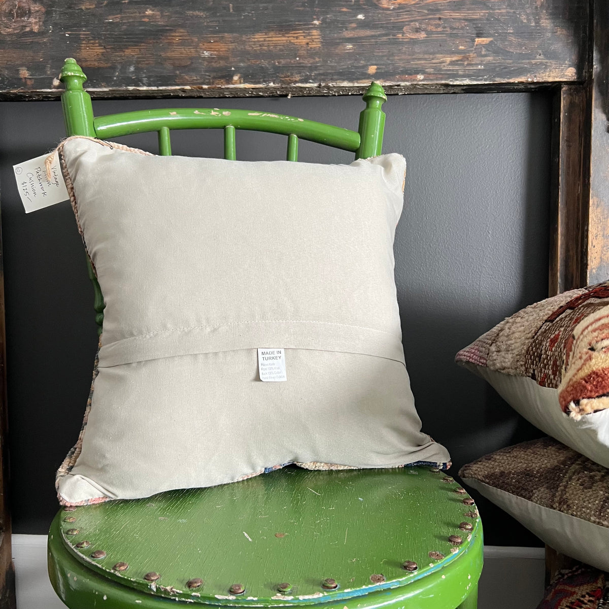 Handmade Patchwork Vintage Kilim Cushion #5
