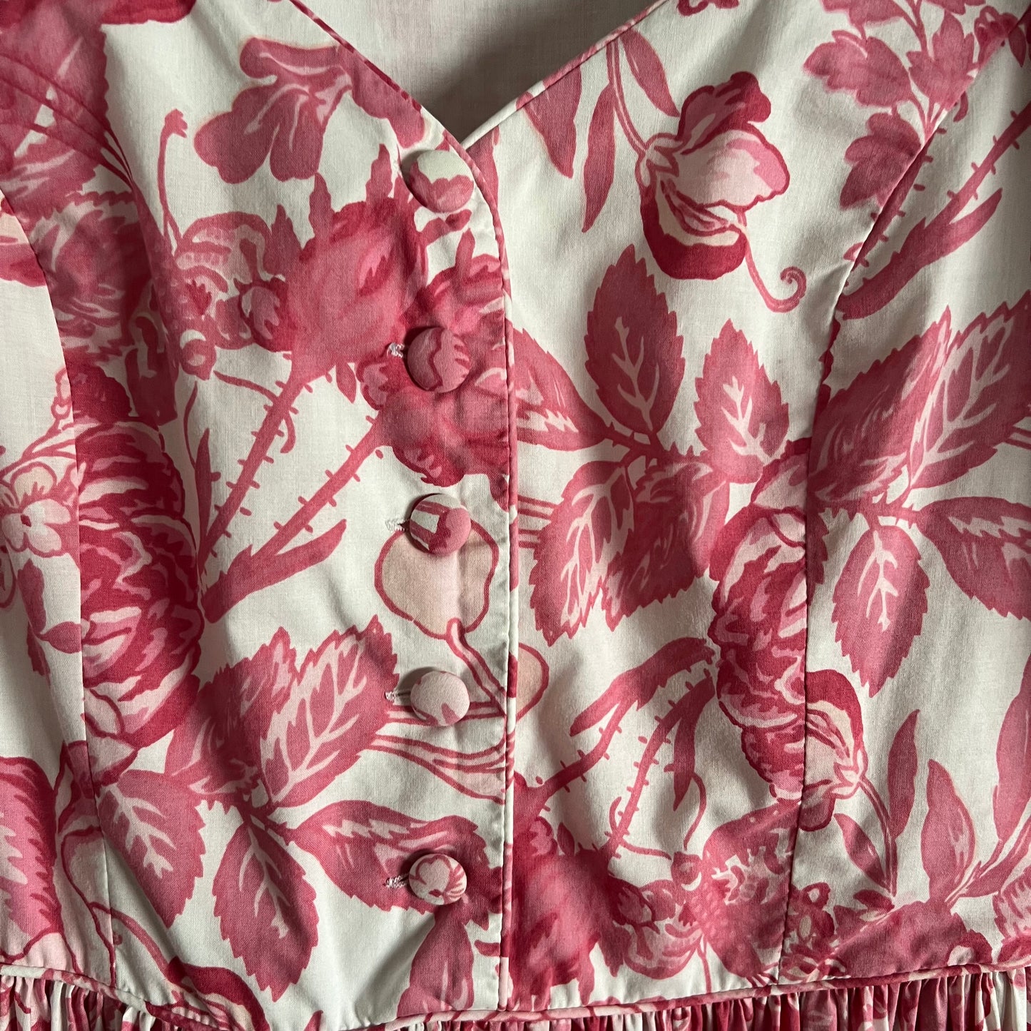 Vintage Laura Ashley Long Dress Birds, Blooms & Butterflies Size 10/12