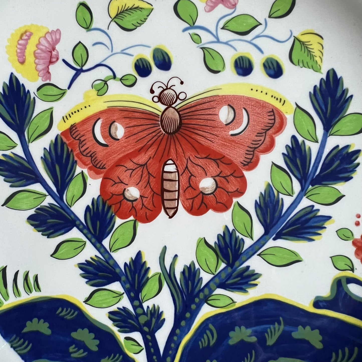 Vintage Mason’s Butterfly Plate Made in England