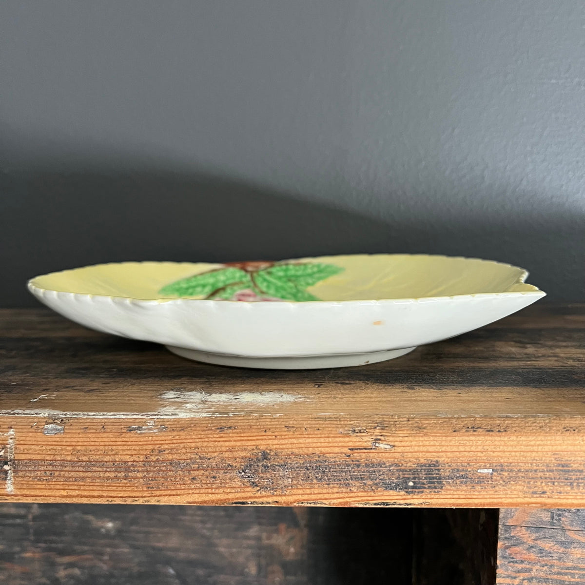 Vintage Carlton Ware Cabbage Leaf and Foxglove Flower Dish
