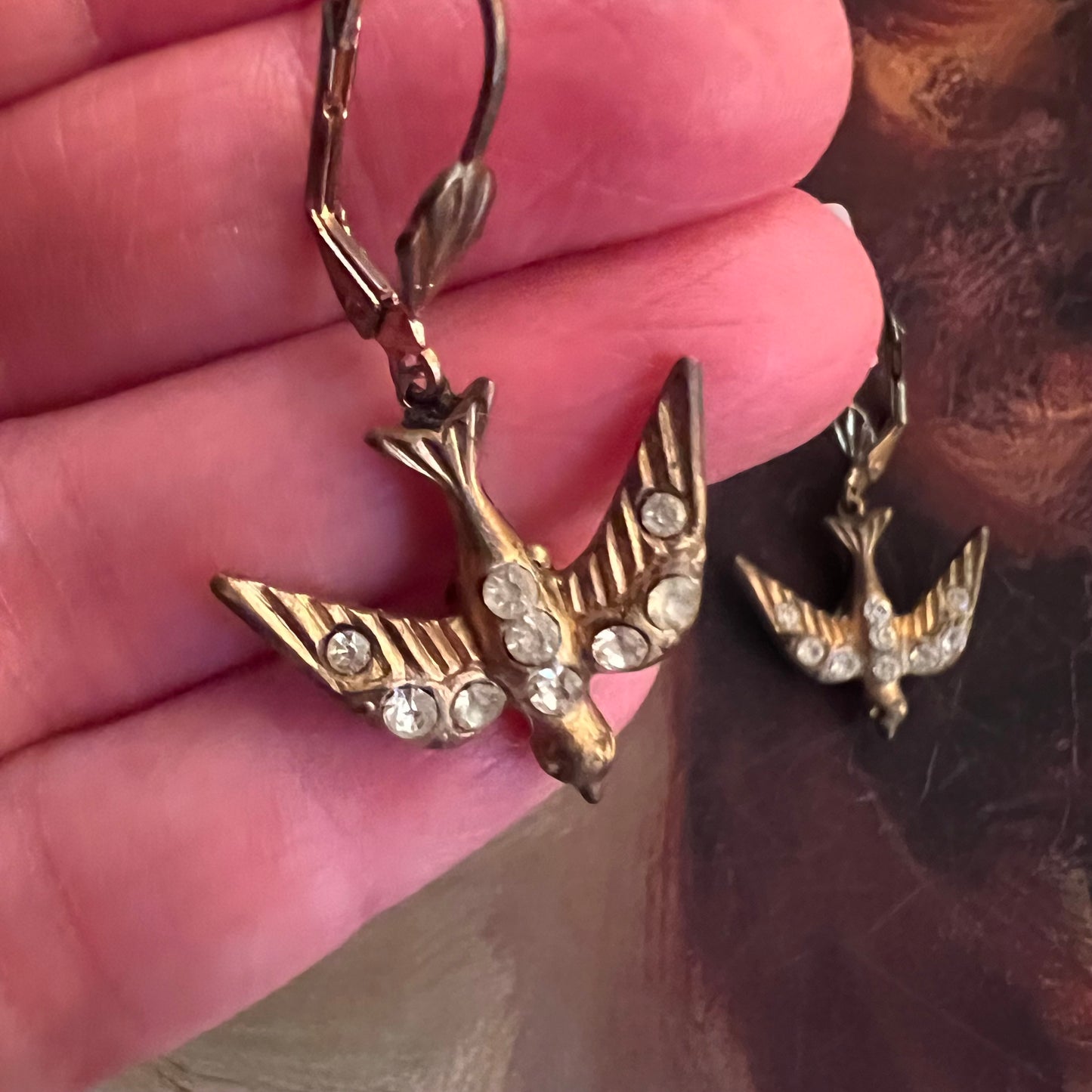 Victoria Spring Crystal Bird Earrings