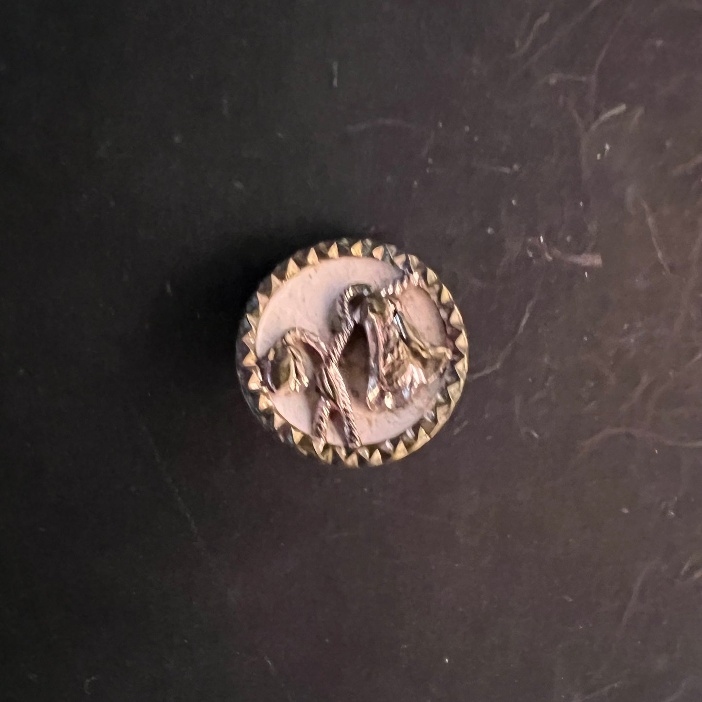 Antique Buttons Dusty Pink with Lily Pair