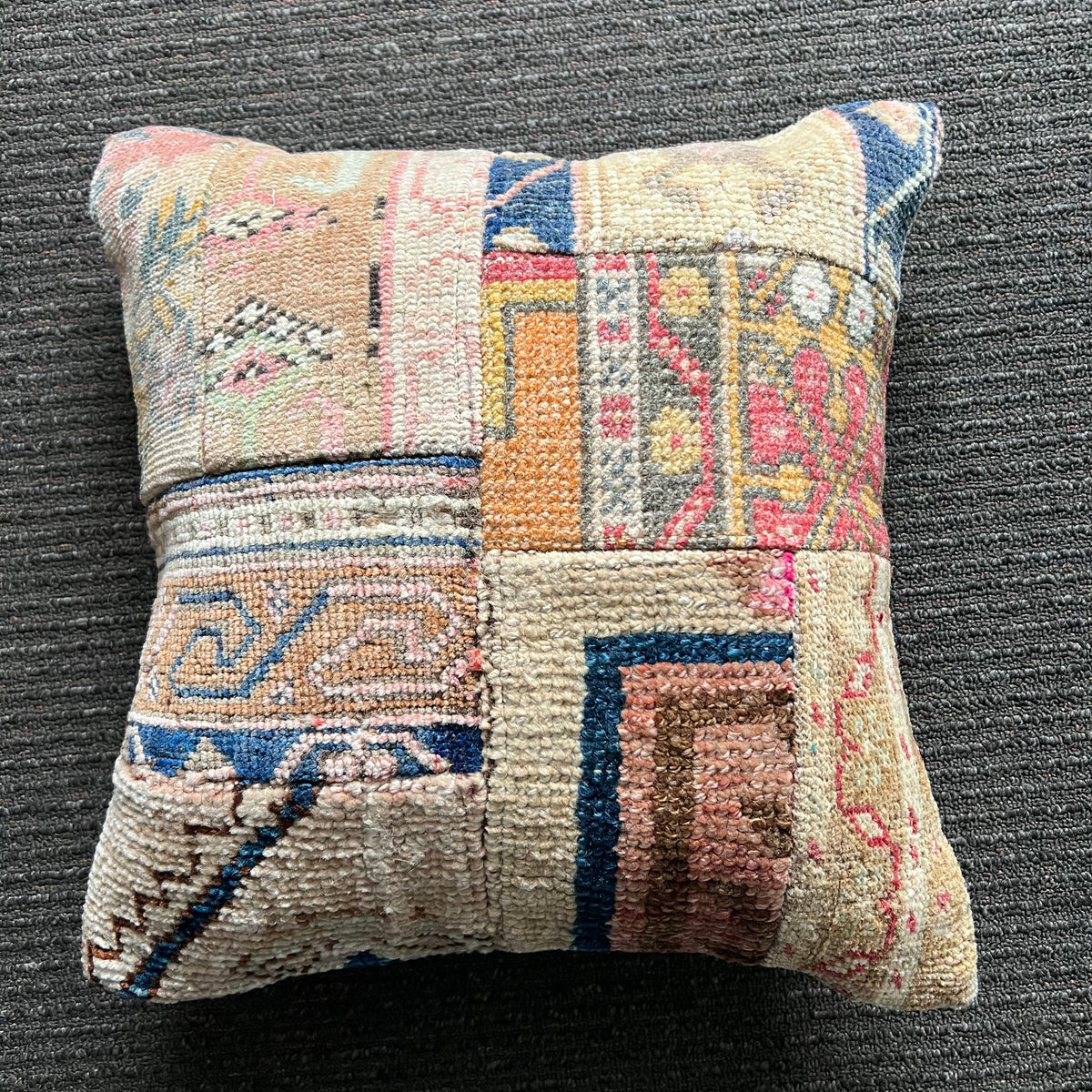 Handmade Patchwork Vintage Kilim Cushion #5