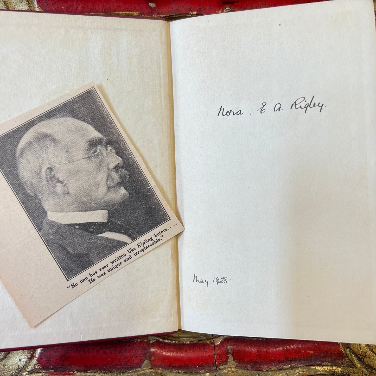 Antique A Book of Words by Rudyard Kipling 1928