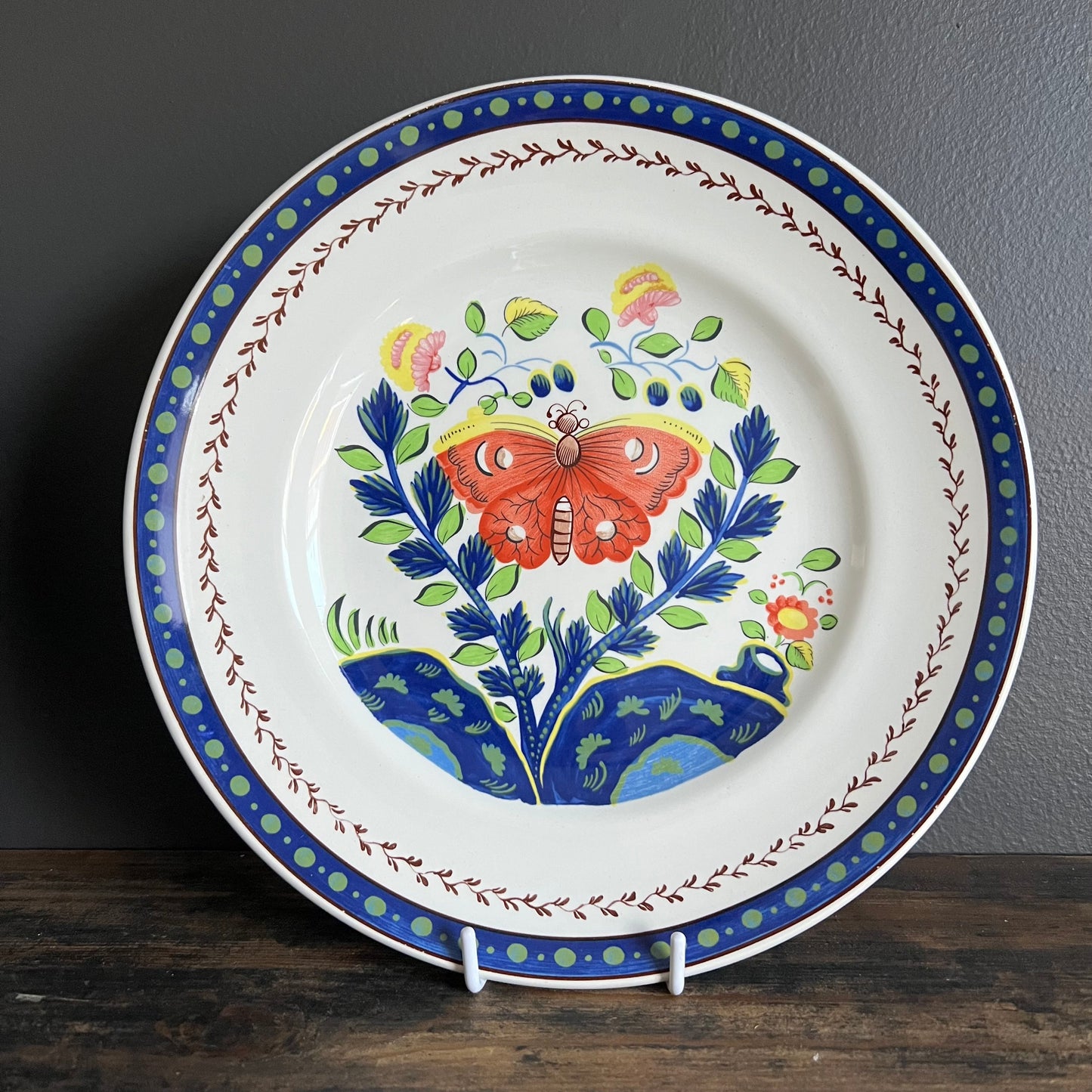 Vintage Mason’s Butterfly Plate Made in England
