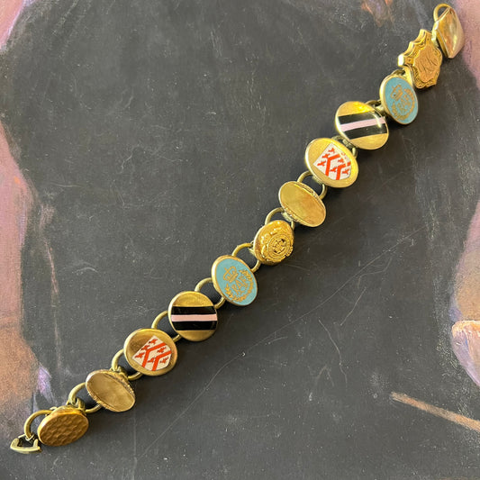 Vintage Button & Cufflink Bracelet