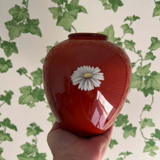 Vintage Porcelain Daisy Vase Noritake Nippon Toki Kaisha Japan