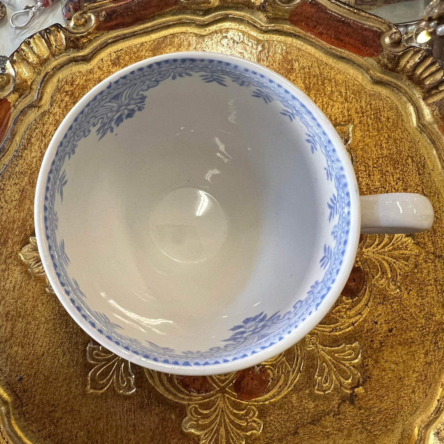 Scarce Vintage Burleigh B&L England Asiatic Pheasants Teacup