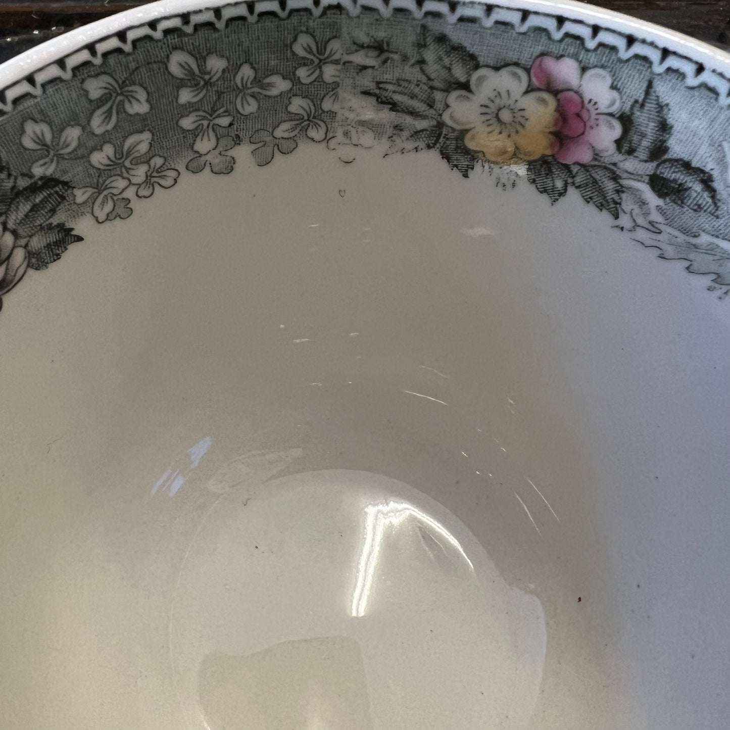 Vintage ‘The Farmer’s Arms’ Adams England Ironstone Cup & Saucer Extra Large