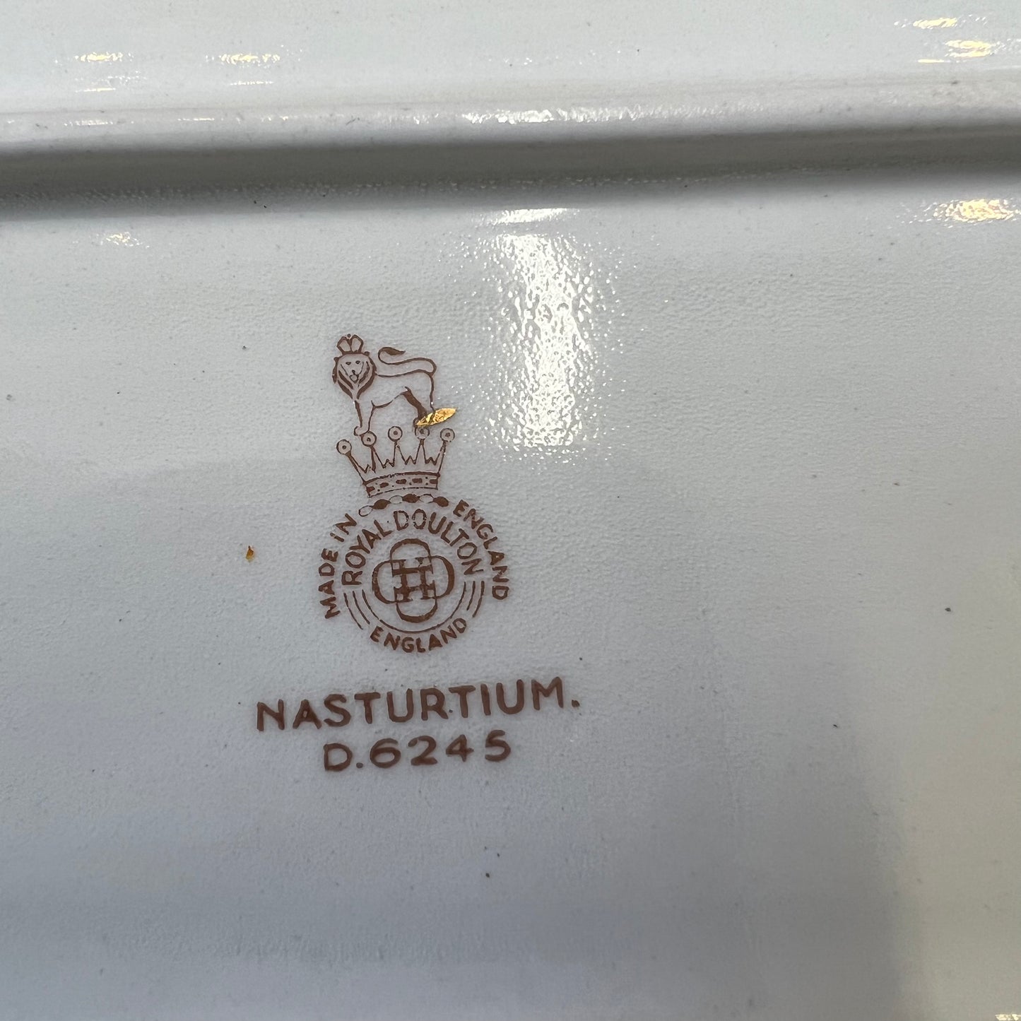 Pretty Royal Doulton Nasturtium Plate Dish c1930s