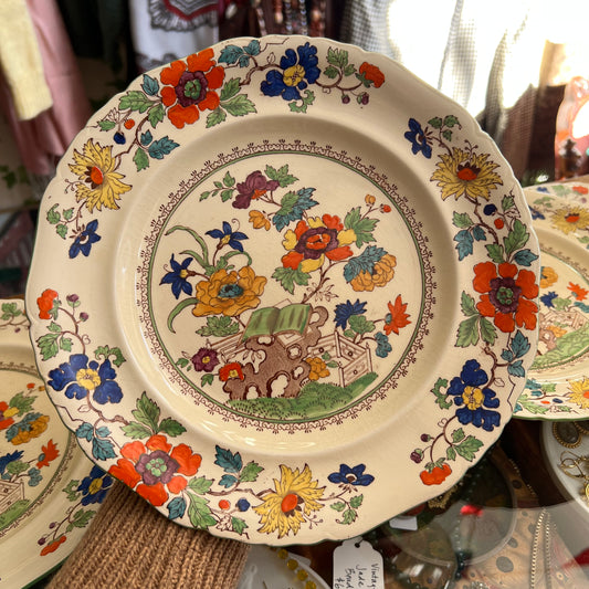 Antique Mason’s Ironstone China England 'Bible' Pattern Dinner Plate
